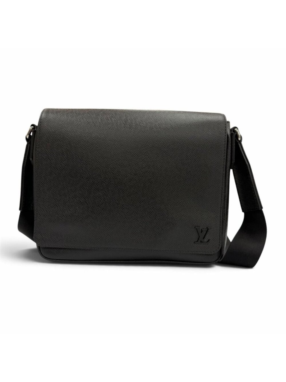 Louis Vuitton District PM Taiga Messenger Shoulder Bag Black